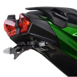 Support de plaque R&G RACING noir Kawasaki H2 SX