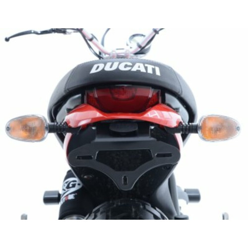 Support de plaque noir R&G RACING Ducati Scrambler Icon - 1082943001