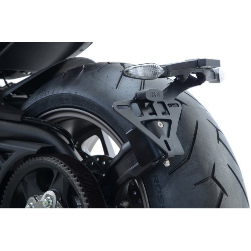 Support de plaque R&G RACING noir Ducati X Diavel - 1082965001