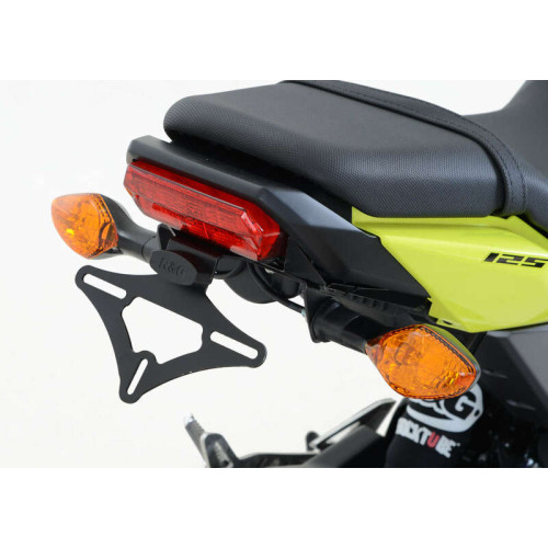 Support de plaque R&G RACING noir compatible clignotants origine Honda MSX125 - 1082973001