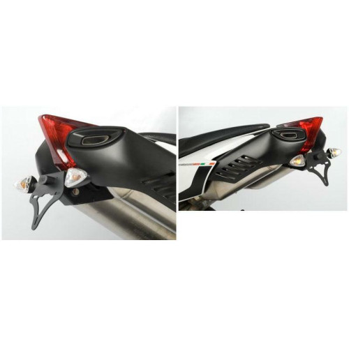 Support de plaque R&G RACING noir Aprilia Dorsoduro - 1082882001