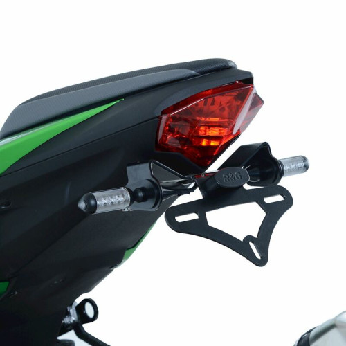 Support de plaque R&G RACING noir Kawasaki Z125 - 1083028001