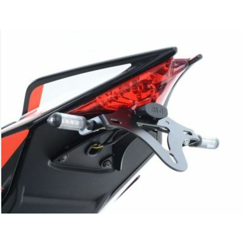 Support de plaque noir R&G RACING Aprilia V4 Tuono