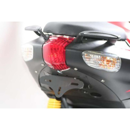 Support de plaque R&G RACING noir Aprilia SR50 - 1082838001