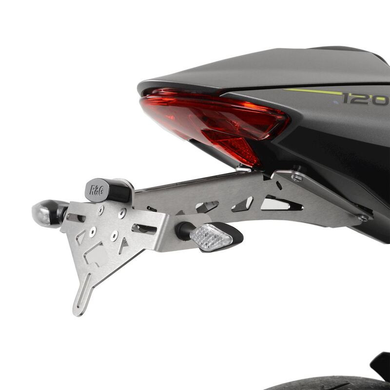 Support de plaque R&G RACING - argent Triumph Speed Triple 1200 RS