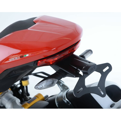 Support de plaque R&G RACING noir Ducati - 1082989001