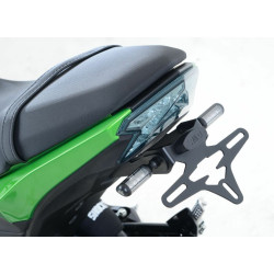 Support de plaque R&G RACING noir Kawasaki Z125