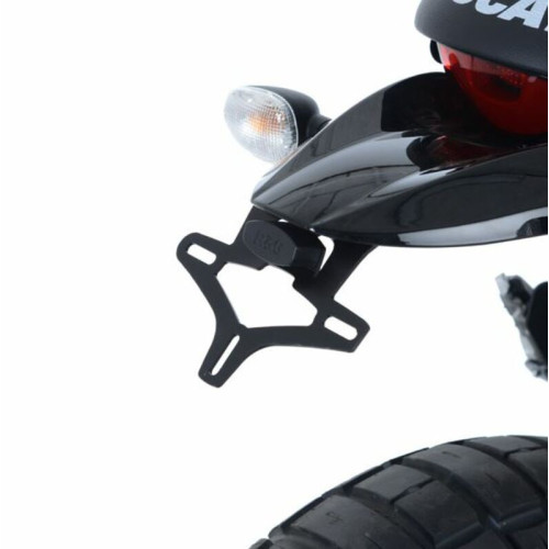 Support de plaque R&G RACING noir Ducati Desert Sled - 1083021001