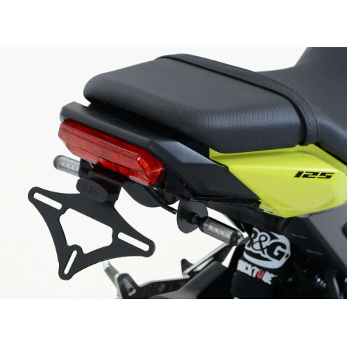 Support de plaque R&G RACING noir compatible micro clignotants Honda MSX125 - 1082974001