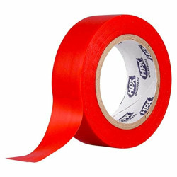 Ruban adhésif isolant HPX rouge 19mm x 10m