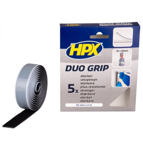 Duo Grip HPX noir 25mm x 2m