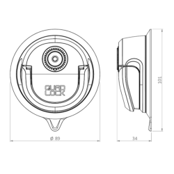 Base ventouse QUAD LOCK 360