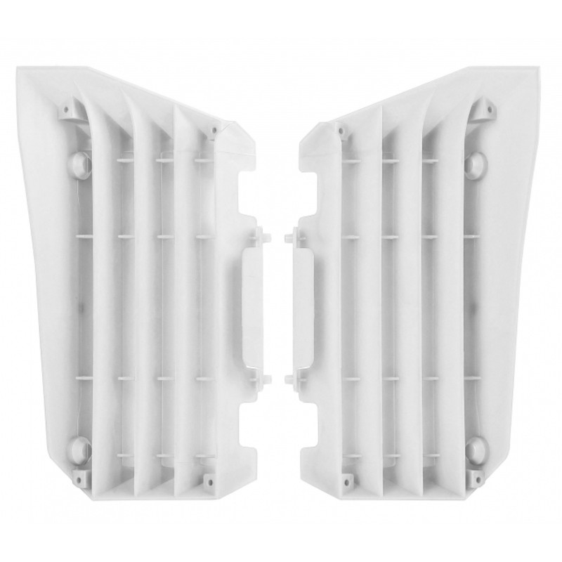 Cache radiateur POLISPORT blanc Yamaha YZ250F/YZ450F