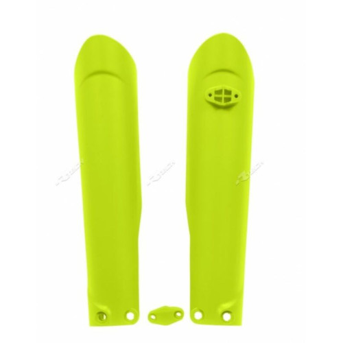 Protections de fourche RACETECH - jaune fluo