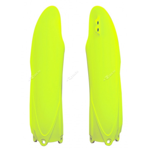 Protections de fourche RACETECH - jaune fluo - 1064841