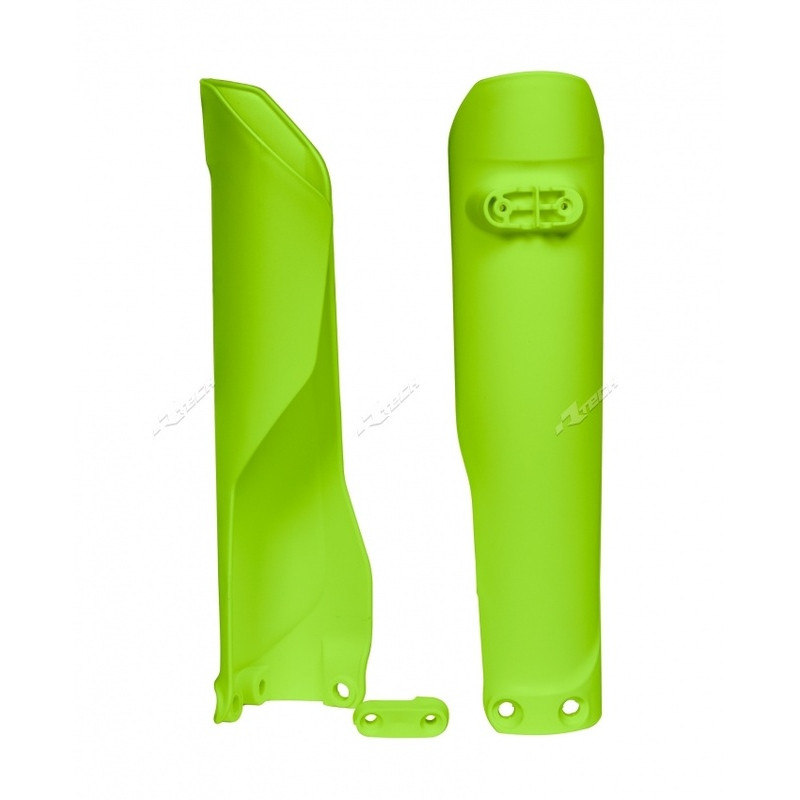 Protections de fourche RACETECH - jaune fluo