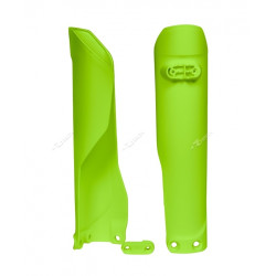 Protections de fourche RACETECH - jaune fluo