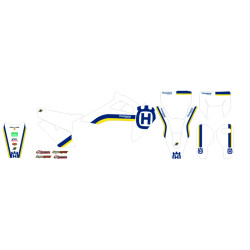 Kit complet BLACKBIRD Retro - Husqvarna FC/TC/FE/TE