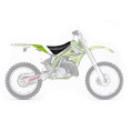 Housse de selle BLACKBIRD Dream Graphic 4 Kawasaki KX125/250