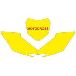 Fonds de plaque BLACKBIRD noir Honda CRF250R/450R - 1082030003