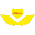 Fonds de plaque BLACKBIRD noir Honda CRF250R/450R