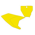 Fonds de plaque BLACKBIRD jaune Husqvarna TC/FC