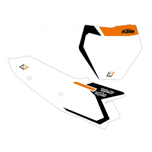 Fonds de plaque BLACKBIRD KTM Graphic - KTM SX/SXF - 1118227