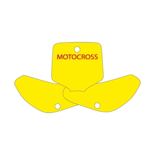 Fonds de plaque BLACKBIRD jaune KTM EXC - 1082089001