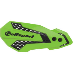 Protège-mains POLISPORT MX Flow vert / blanc - Kawasaki KX250F / 450F - 1109878001