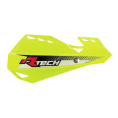 Protège-mains RACETECH Dual jaune fluo