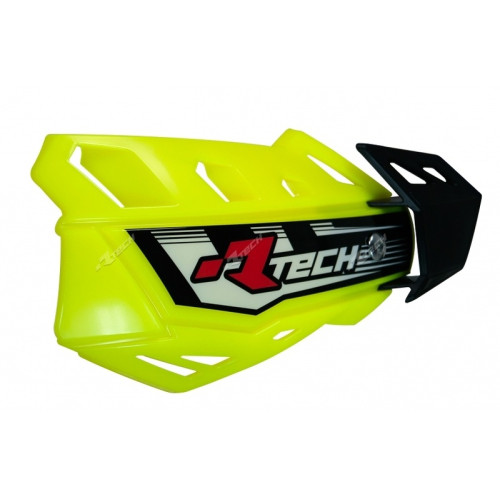 Protège-mains RACETECH FLX jaune fluo réglable - 1086018004