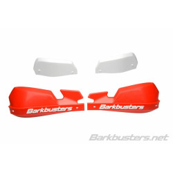 Coques de protège-mains BARKBUSTERS VPS MX rouge/déflecteur blanc - 1085983006