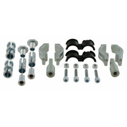 Kit fixation RACETECH protège-mains Vertigo Ø22/28,6mm articulé - 1064826