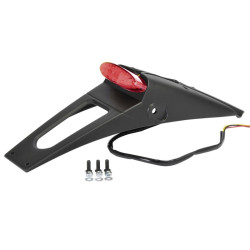 Extension de garde boue arrière POLISPORT RSP LED 2.0 noir avec feu + éclairage de plaque - 1086513001