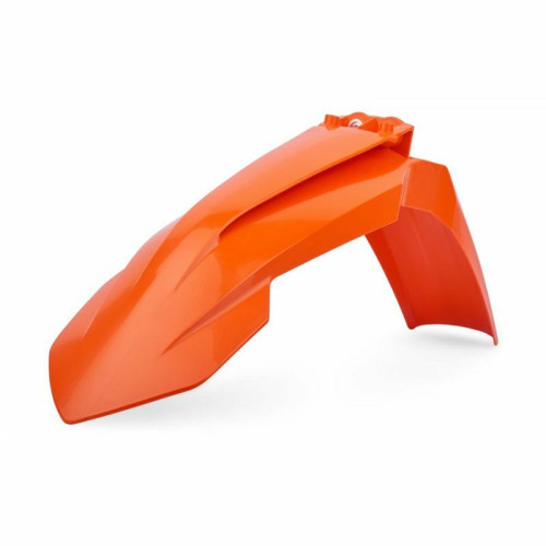 Garde-boue avant POLISPORT orange fluo KTM - 1086540003