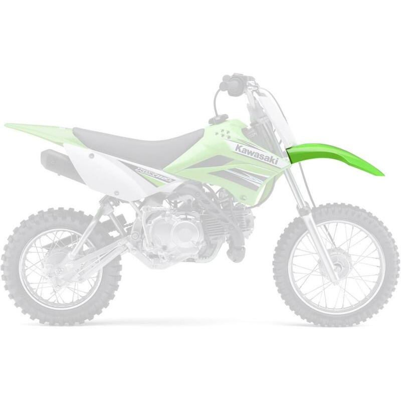 Garde-boue avant UFO vert KX Kawasaki KLX110