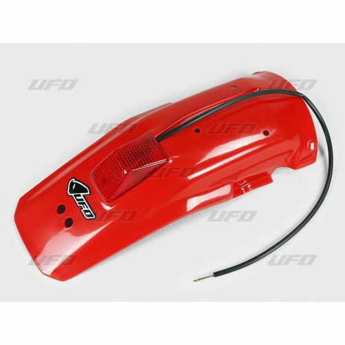 Garde-boue arrière + feu UFO rouge Honda XR600R - 1086753001