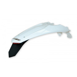 Garde-boue arrière + support de plaque avec feu UFO blanc KTM - 1087366002