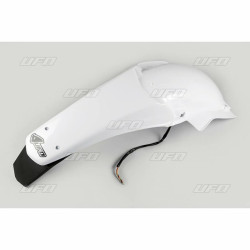 Garde-boue arrière + support de plaque avec feu UFO blanc Yamaha WR250F/450F - 1087822002