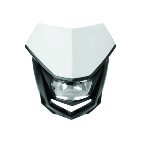 Plaque phare POLISPORT Halo blanc/noir - 1086628001