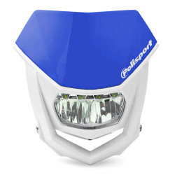 Plaque phare POLISPORT Halo LED bleu/blanc - 1086668005