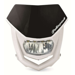 Plaque phare POLISPORT Halo LED noir/blanc - 1086668002