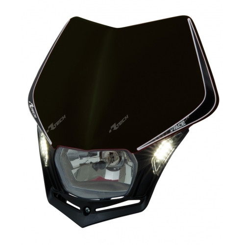 Plaque phare RACETECH V-Face Led noir - 1064774