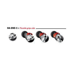 Embouts de guidons S3 End 5 Ø14mm orange