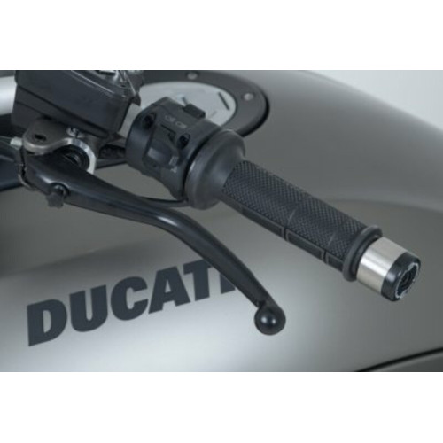 Embouts de guidon R&G RACING noirs DUCATI DIAVEL - 1082502001