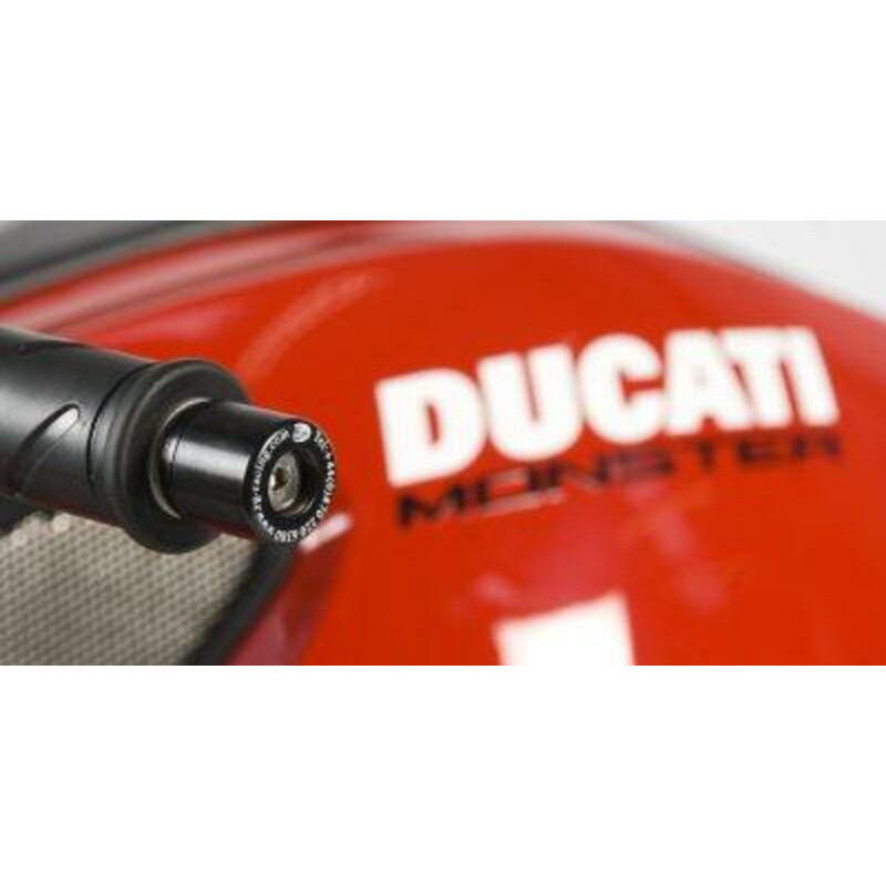 Embouts de guidon R&G RACING noir Ducati