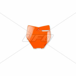 Plaque numéro frontale UFO orange KTM SX125/150 & SX-F