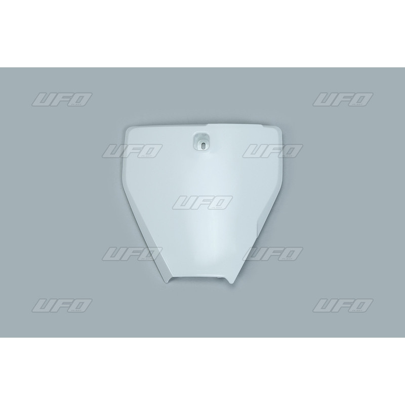 Plaque numéro frontale UFO blanc Husqvarna TC85