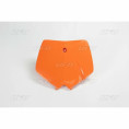 Plaque numéro frontale UFO orange KTM