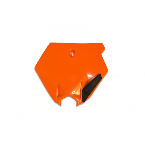 Plaque numéro frontale UFO orange KTM SX85